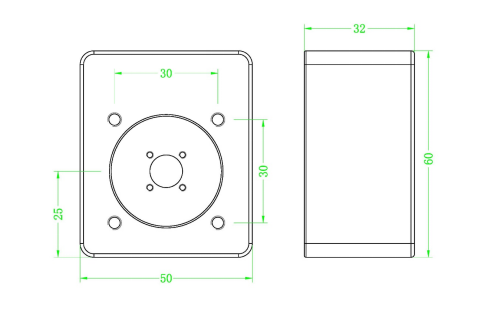 The Dimensions of Mechanical Drawing Free-Space  Biased Detectors