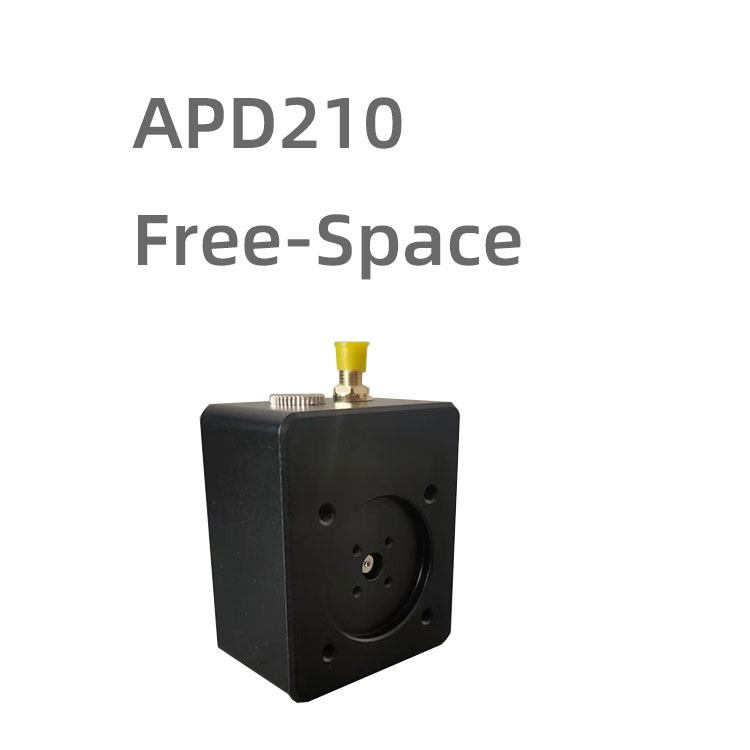 APD210A系列光電探測器，擁有高達(dá)1.8G的帶寬，在400-1100nm可見光范圍響應(yīng)，可探測nW級(jí)光功率，適合用于可見光通信，對(duì)標(biāo)進(jìn)口產(chǎn)品，性價(jià)比高。